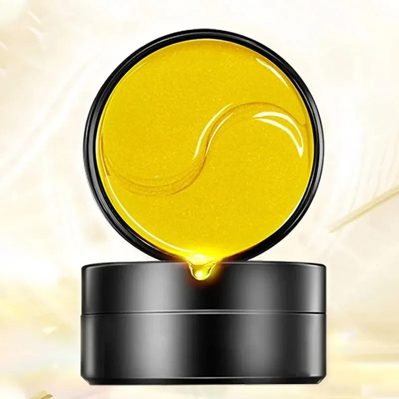 60pcs Golden Collagen Eye Masks – Hydrating & Revitalizing