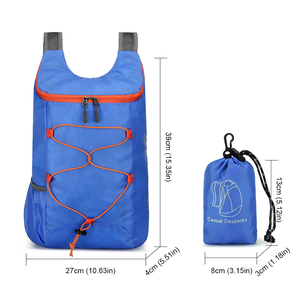 Ultra-Light Waterproof Foldable Backpack – 10L