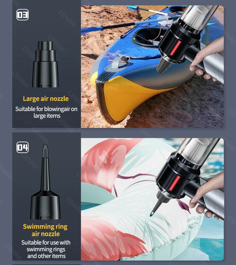 CENRR High-Pressure Cordless Car Vacuum Cleaner