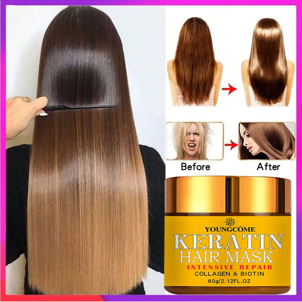 Biotin Collagen Keratin Hair Repair Mask