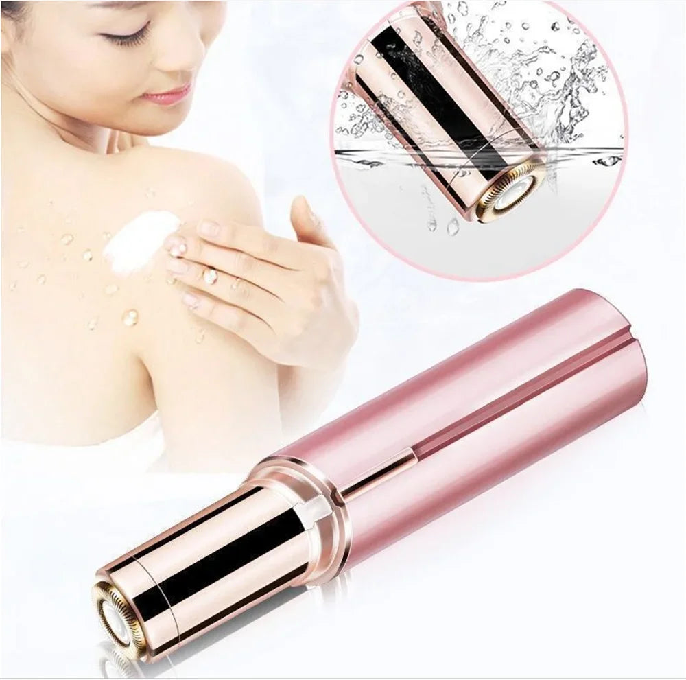 Portable Electric Eyebrow Trimmer for Women Painless Eyebrow Automatic Hair Removal Machine for Shaving and Nose Hair Beauty