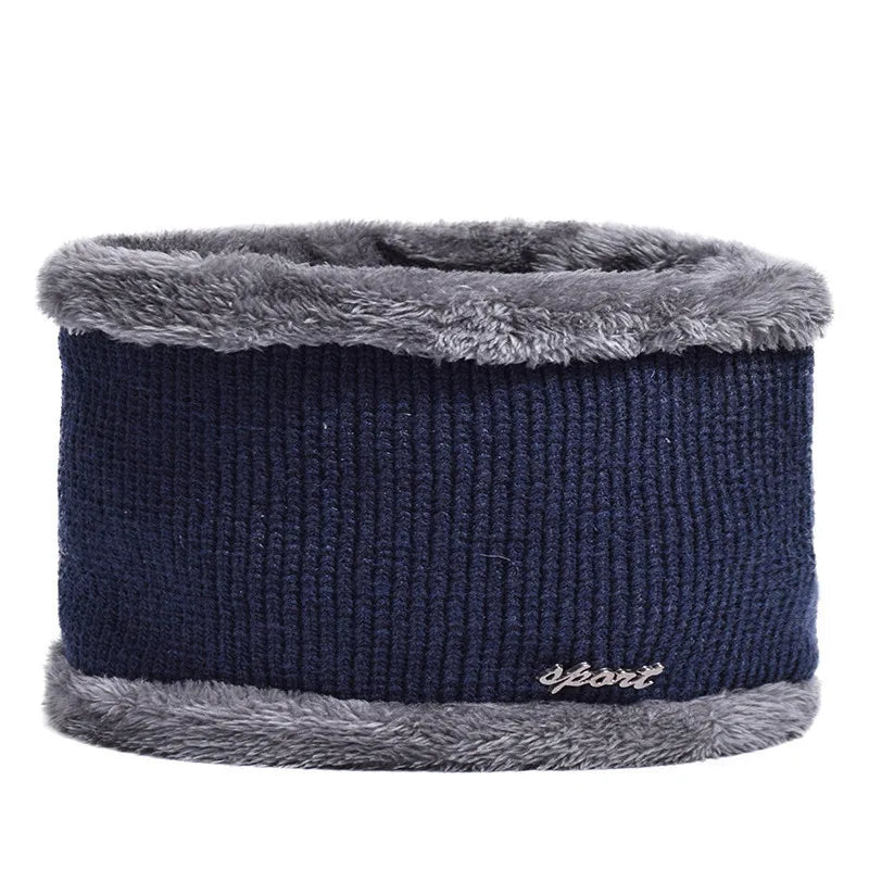 Men's Winter Knitted Hat with Ear Protection: