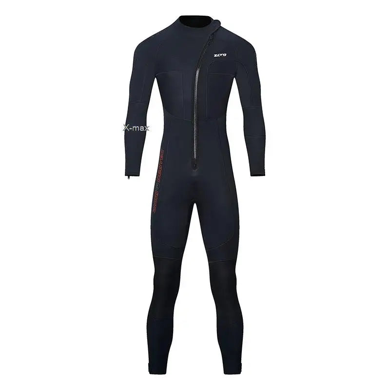 5mm Neoprene Long-Sleeve Diving Wetsuit for Men & Women