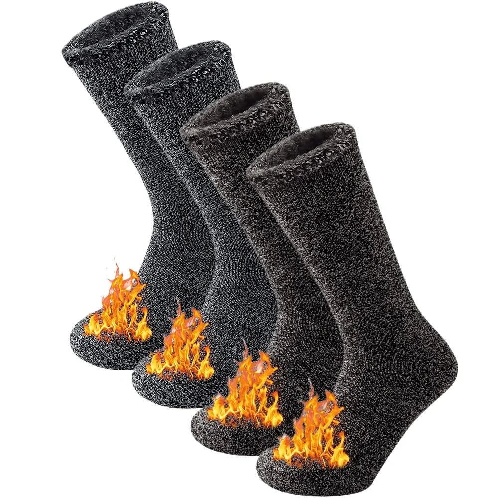 2 Pairs Pack Winter Thermal Socks: