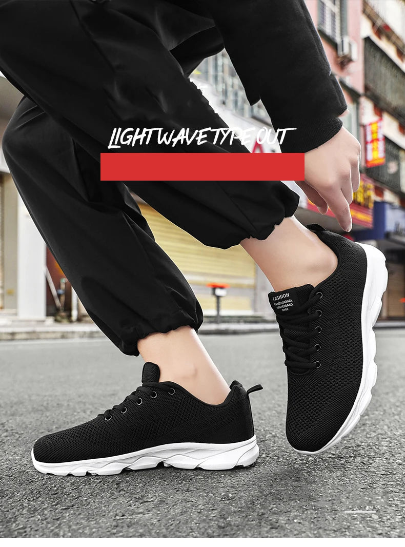 Men's Lightweight Breathable Casual Sneakers – Summer Running Shoes