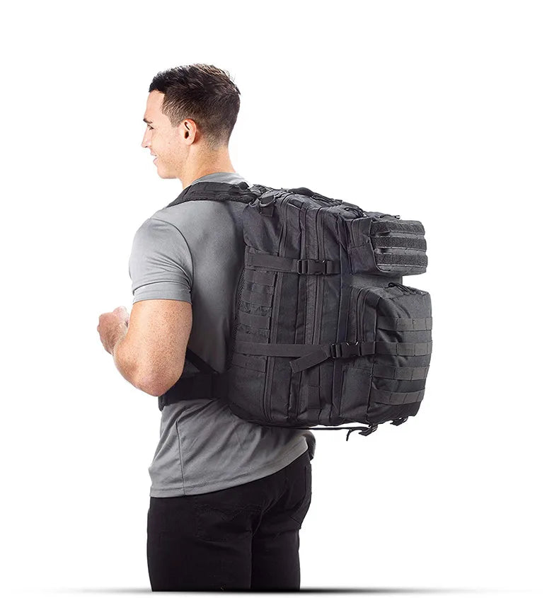 25L/35L/50L Tactical Backpack – Waterproof Outdoor Rucksack for Men