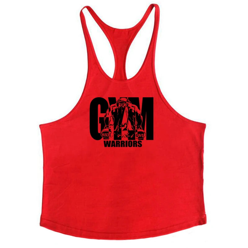 Men's Gym Y-Back Tank Top – Sleeveless Bodybuilding Vest