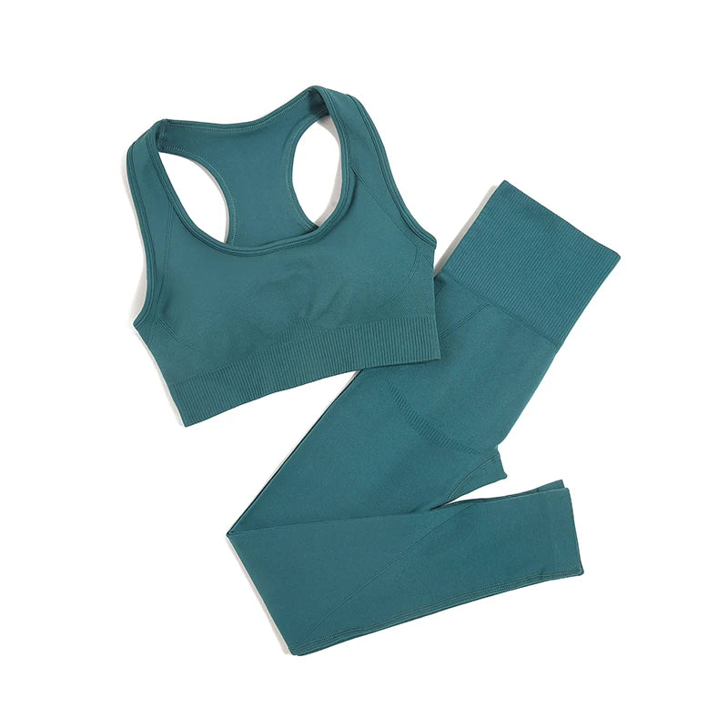 : WAREBALL Seamless Yoga Set – 2/3/4pcs Gym Outfit