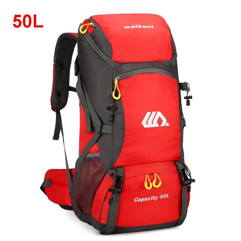 50L Waterproof Travel & Hiking Backpack – Large Capacity