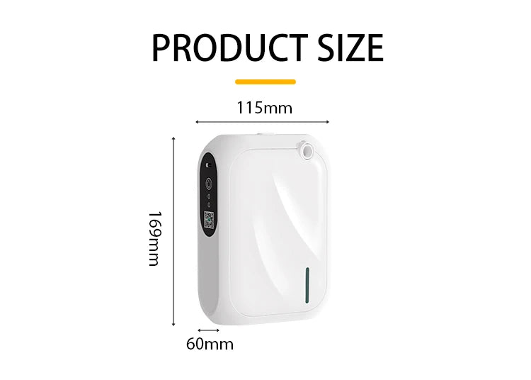 140ML Wall-Mounted Aroma Diffuser with Bluetooth Control