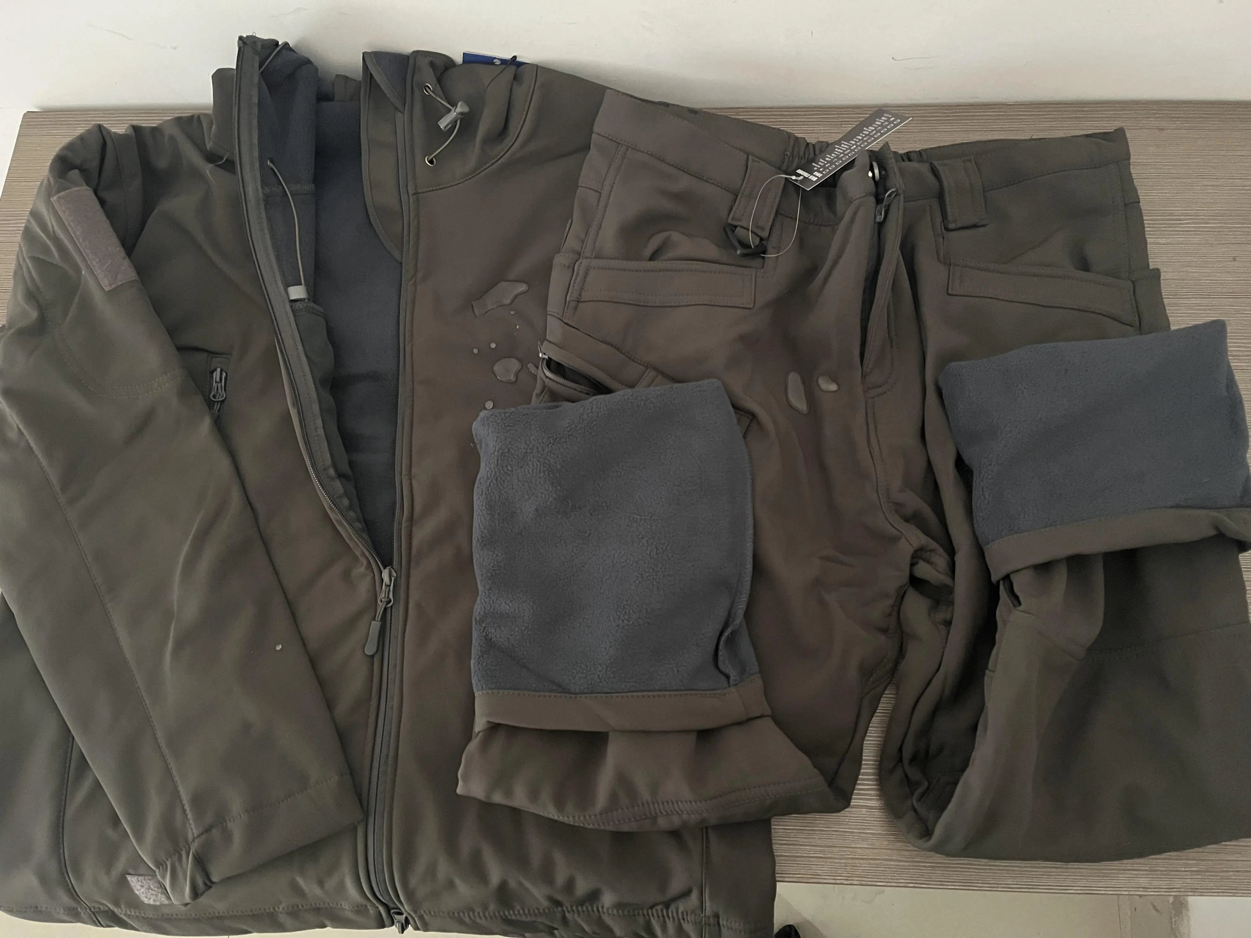 Men's Softshell Tactical Waterproof Jacket & Pants Set