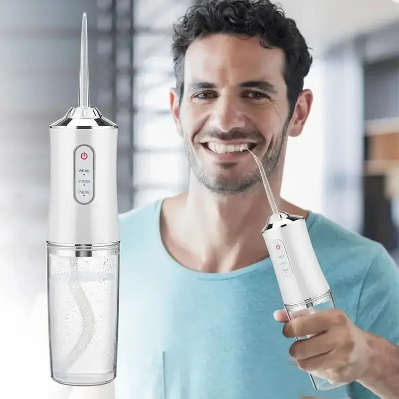 Portable Smart Electric Water Flosser – Rechargeable Oral Irrigator