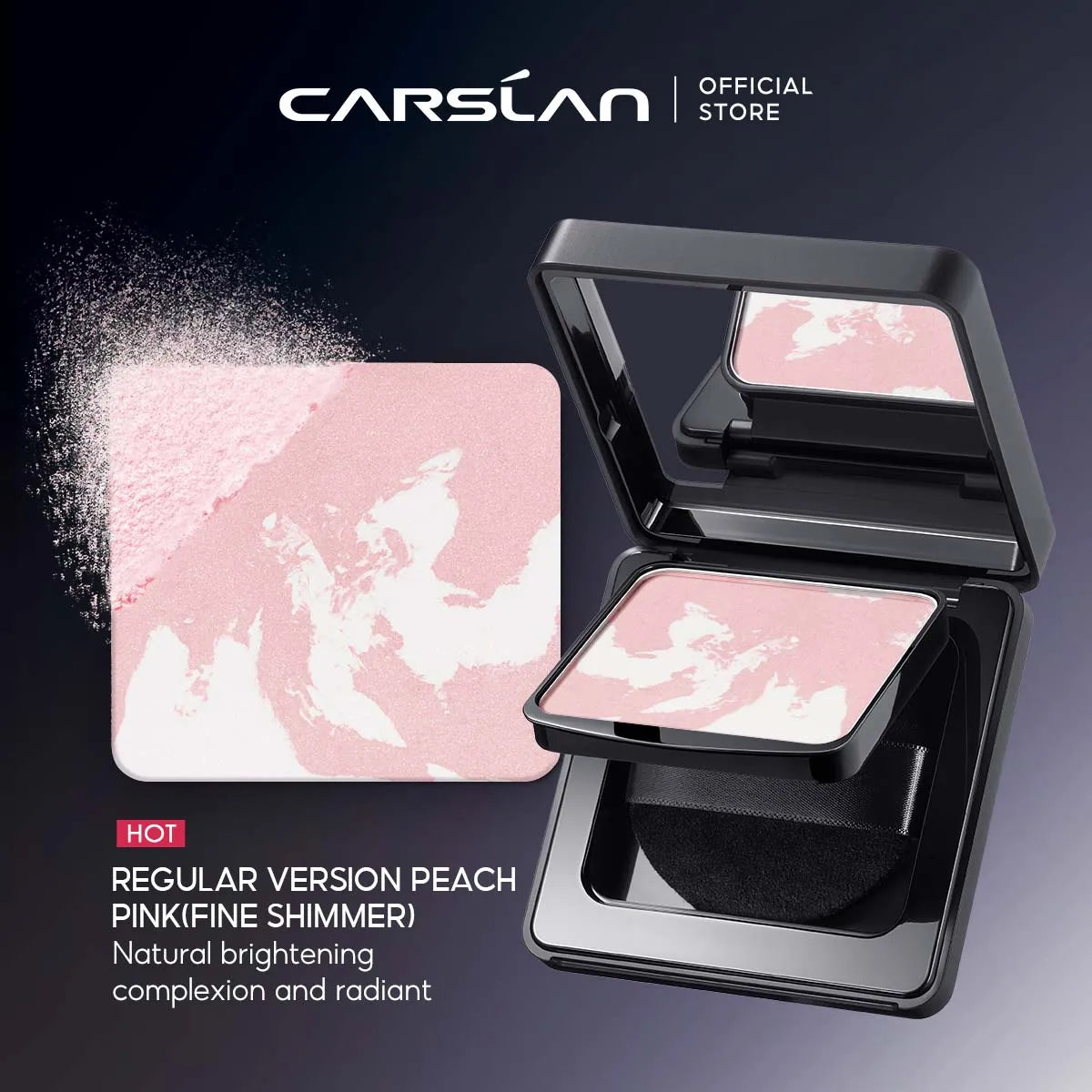 : CARSLAN Stay Matte Pressed Powder – 24H Oil Control & Long-Lasting Setting Powder