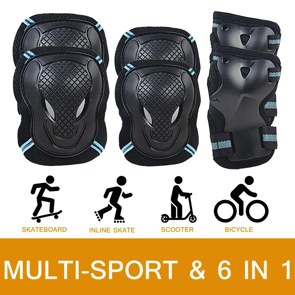 6-Piece Skating & Cycling Protective Gear Set