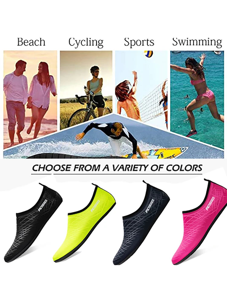 Water Sports Shoes Barefoot Quick-Dry Aqua Yoga Socks Slip-on for Men Women