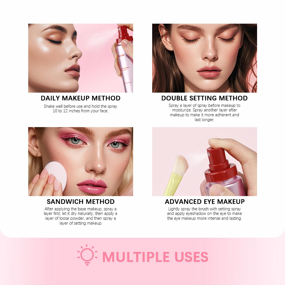 Mattifying Waterproof Setting Spray – Oil Control & Non-Sticky Makeup Fixer