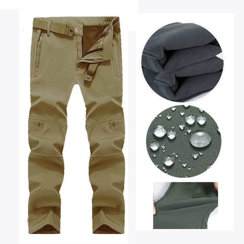 Men's Softshell Tactical Waterproof Jacket & Pants Set