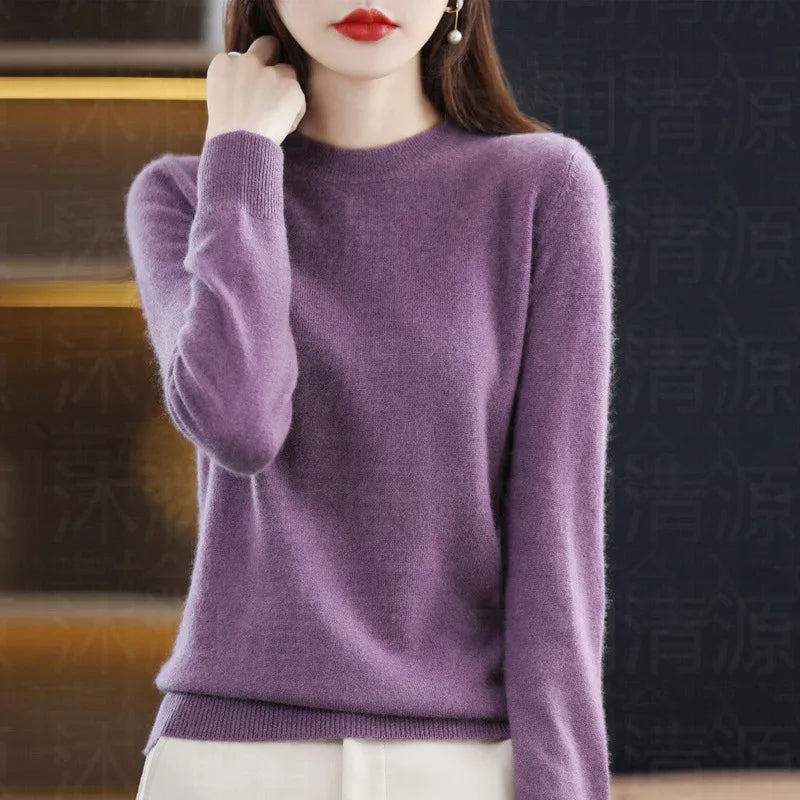 Autumn and Winter Cashmere Sweater for Women:
