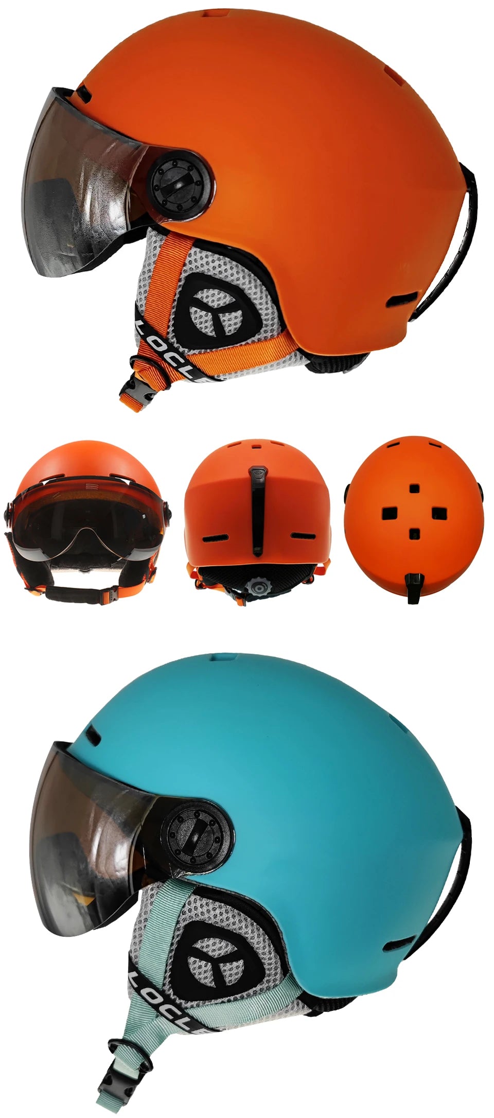 LOCLE Ultralight Ski & Snow Helmet with Visor