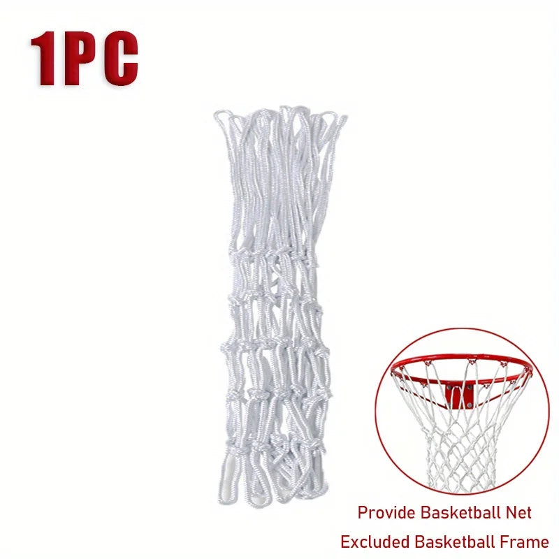 1/2PCS Basketball Hoop Net – Heavy-Duty, 12 Loops, Outdoor Replacement Net