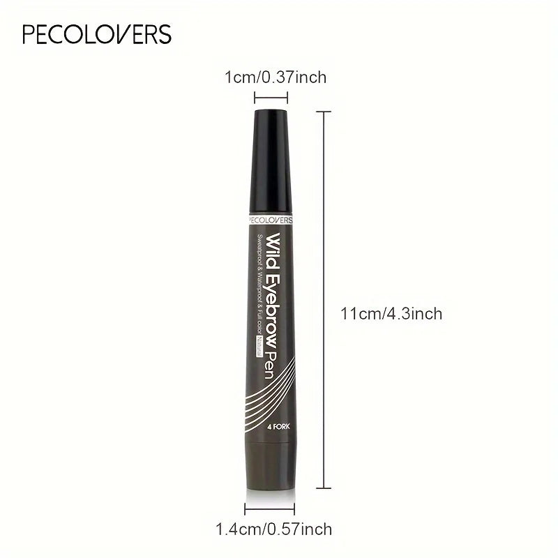 : 6-Color Waterproof Eyebrow Tattoo Pen – Split Tip Liquid Brow Pencil