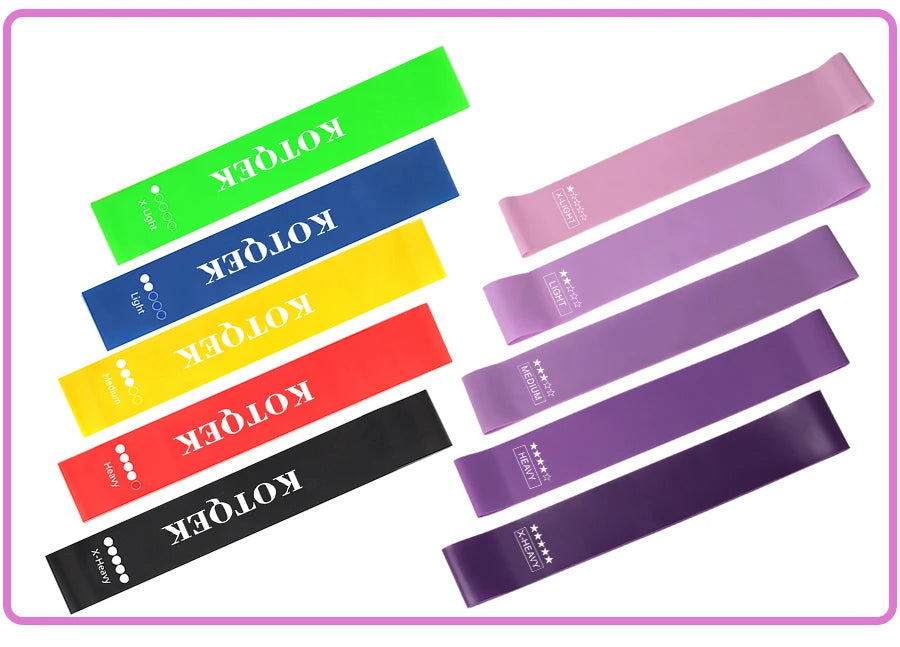 Fitness Resistance Bands Set – Home Workout & Yoga Training