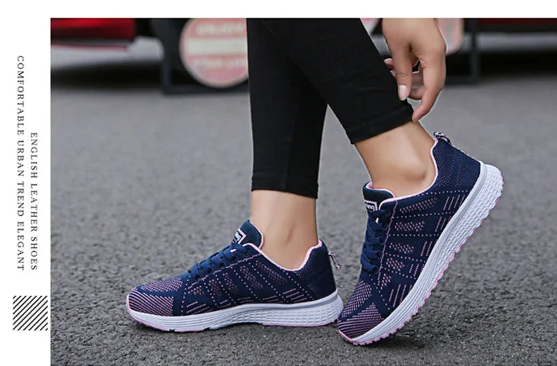 Women Casual Shoes Fashion Breathable Walking Sneakers: