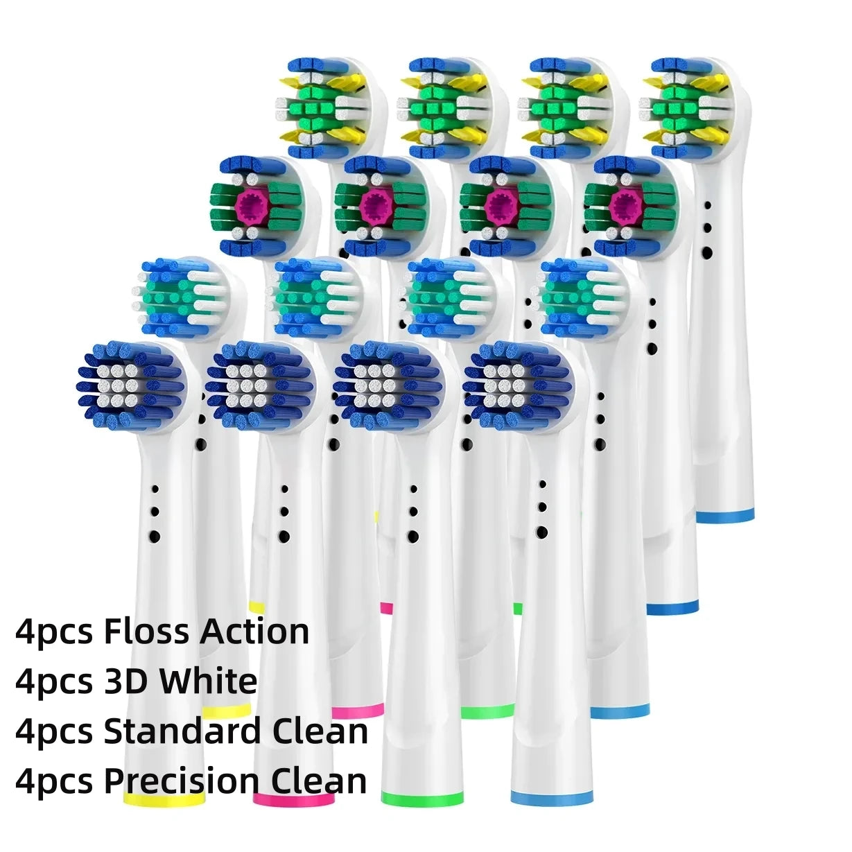 Upgrade Your Oral Care with 16/20PCS Brush Heads for Oral B Electric Toothbrush!