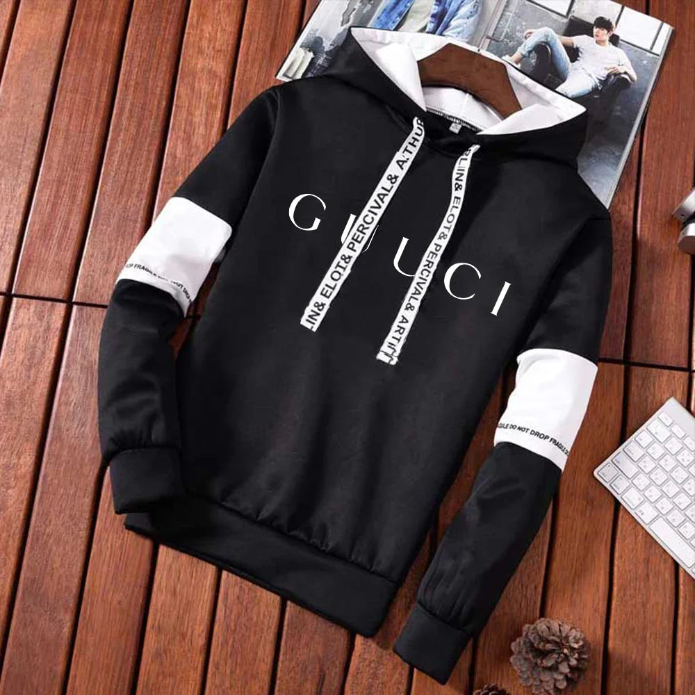 2024 Men’s Casual Sport Tracksuit Set with Hoodie (S-3XL)