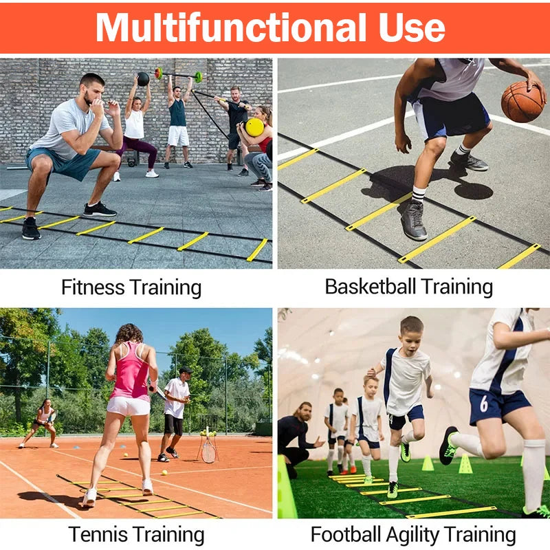Agility Ladder with Nylon Straps – Speed & Coordination Training Tool