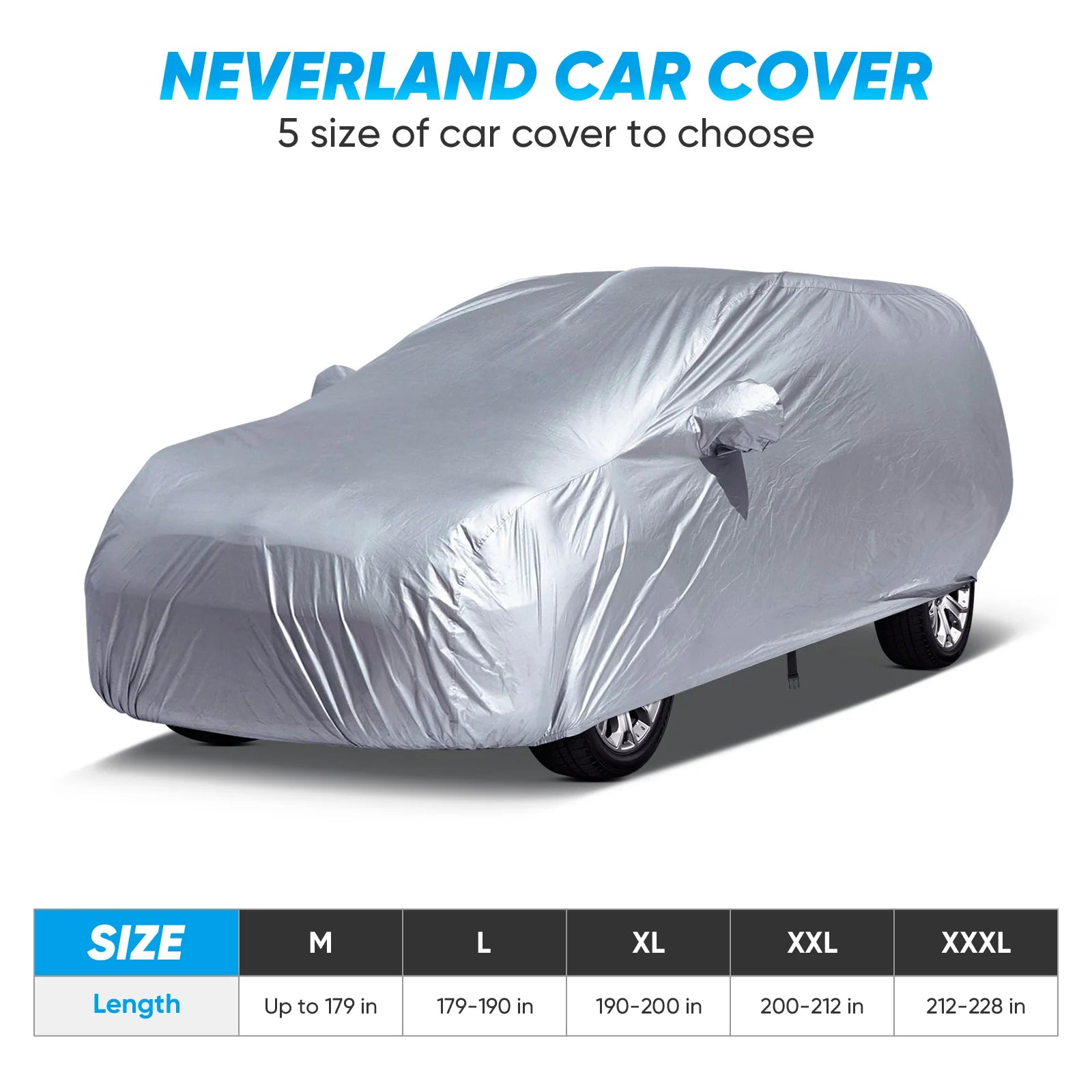 Universal Full Car Cover – All-Weather Protection