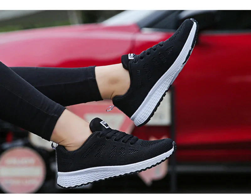 Women Casual Shoes Fashion Breathable Walking Sneakers: