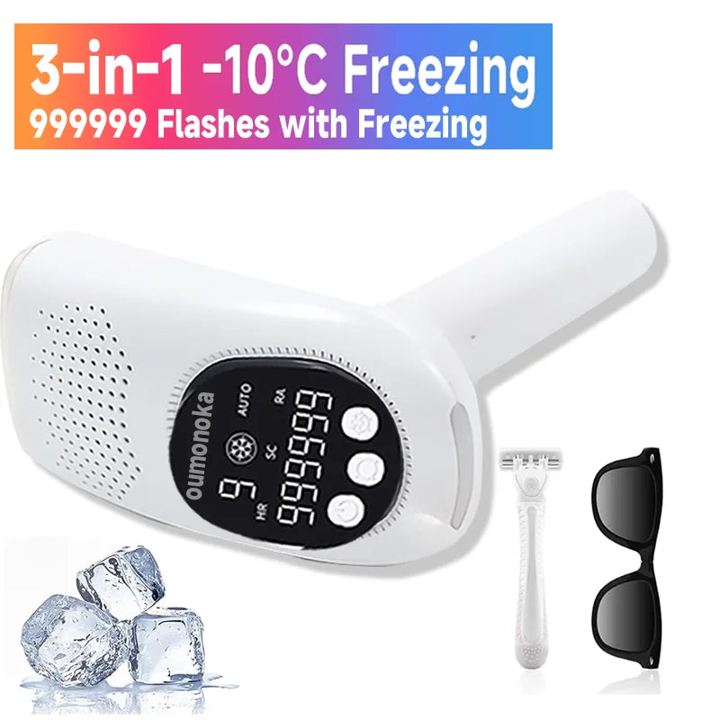 Bikini IPL 999999 Flashes Depilator: