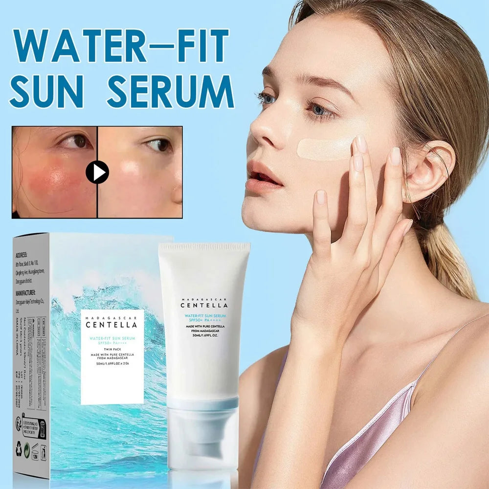 50+ SPF Centella Facial Sunscreen – Moisturizing & Whitening