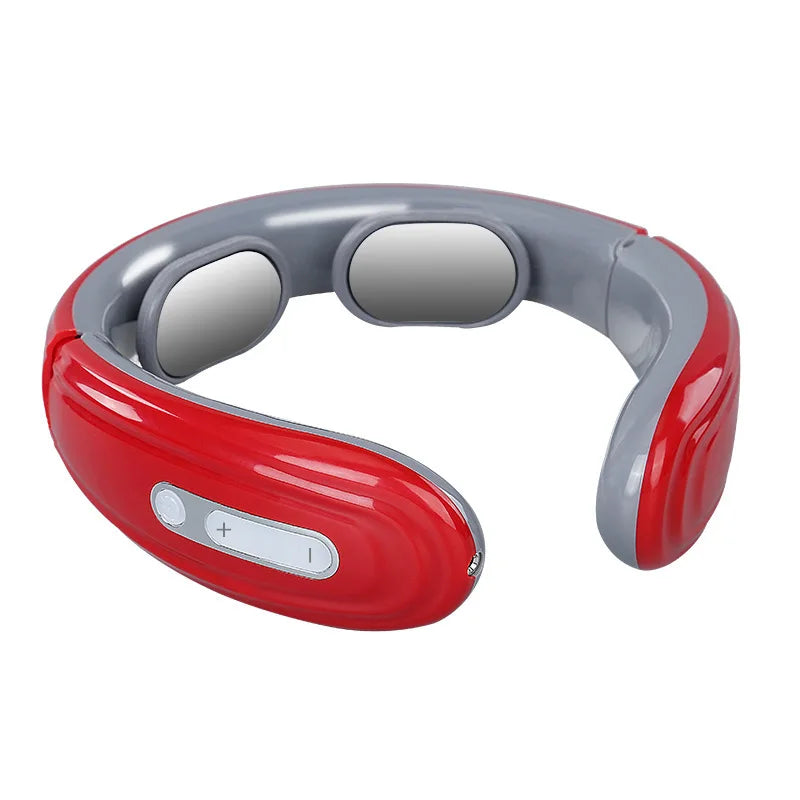 Electric Neck & Shoulder Pulse Massager with Heat – Pain Relief Therapy