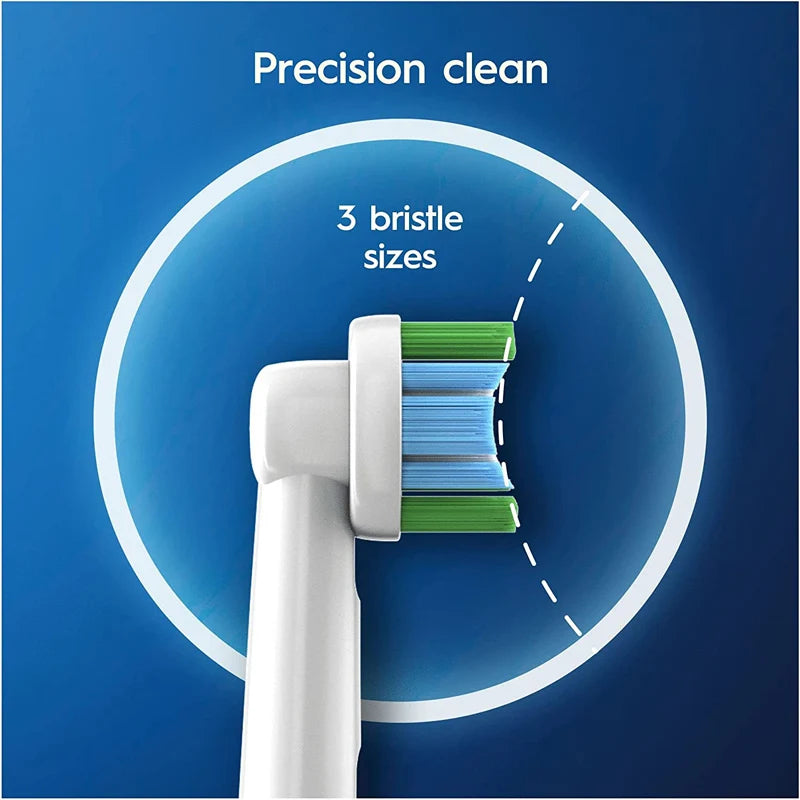 Oral B Electric Toothbrush 5010 Brush for Adult Rotation Precision Clean Teeth Soft Bristle Gum Care Teeth Brush With Refills