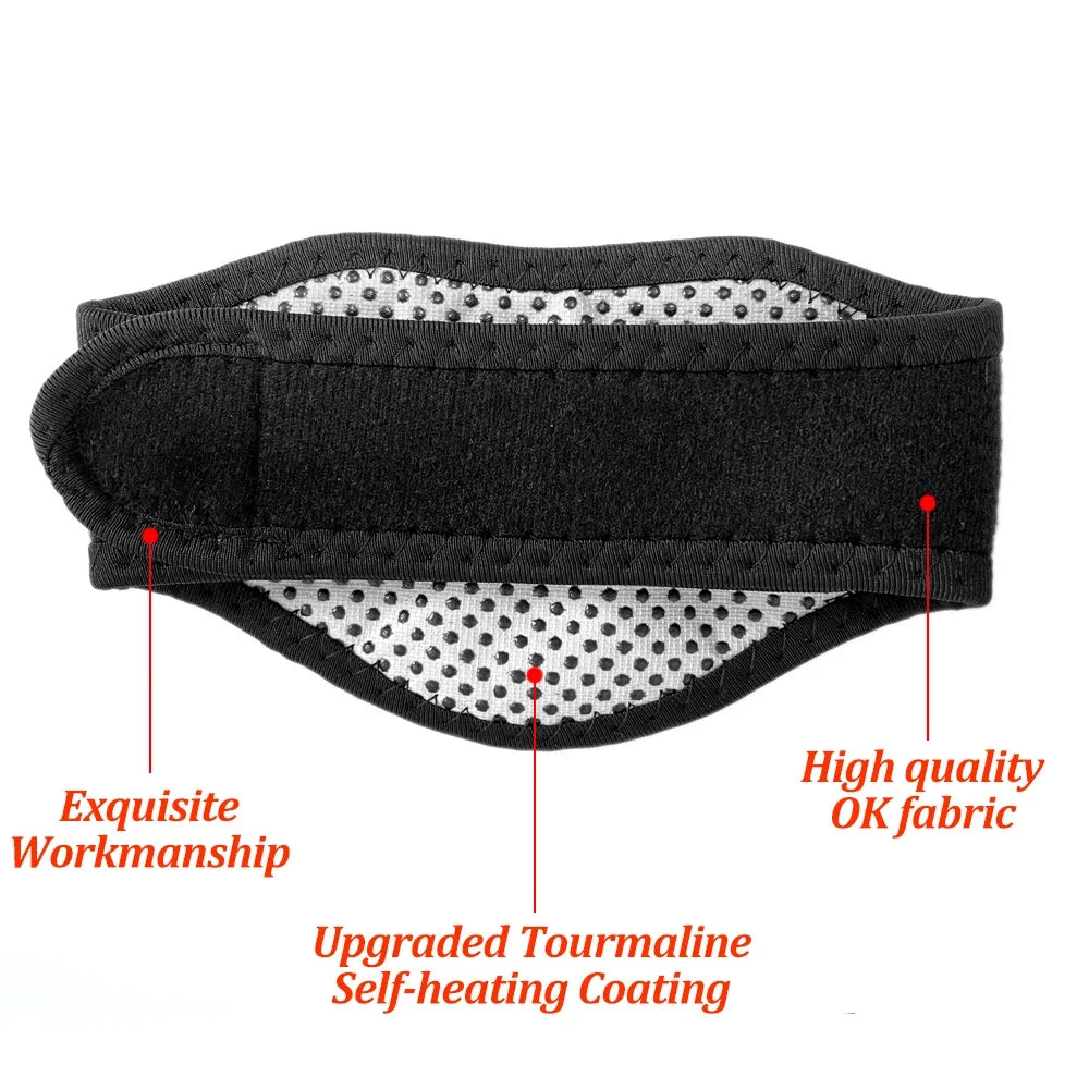 Tourmaline Neck Brace – Self-Heating Neck Wrap Band: