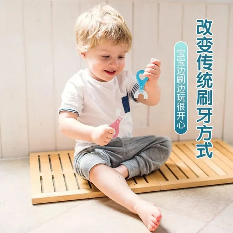 360° U-Shaped Silicone Toothbrush for Kids