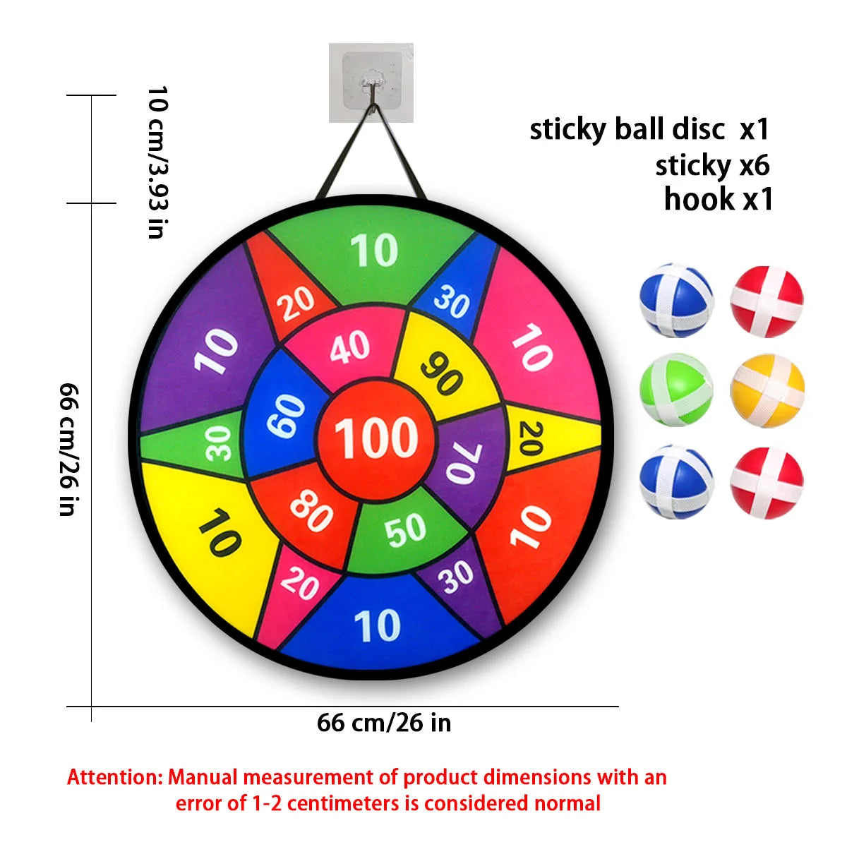 12PCS Sticky Ball Dart Disc Set – Fun Indoor & Outdoor Game for Kids & Family 🎯