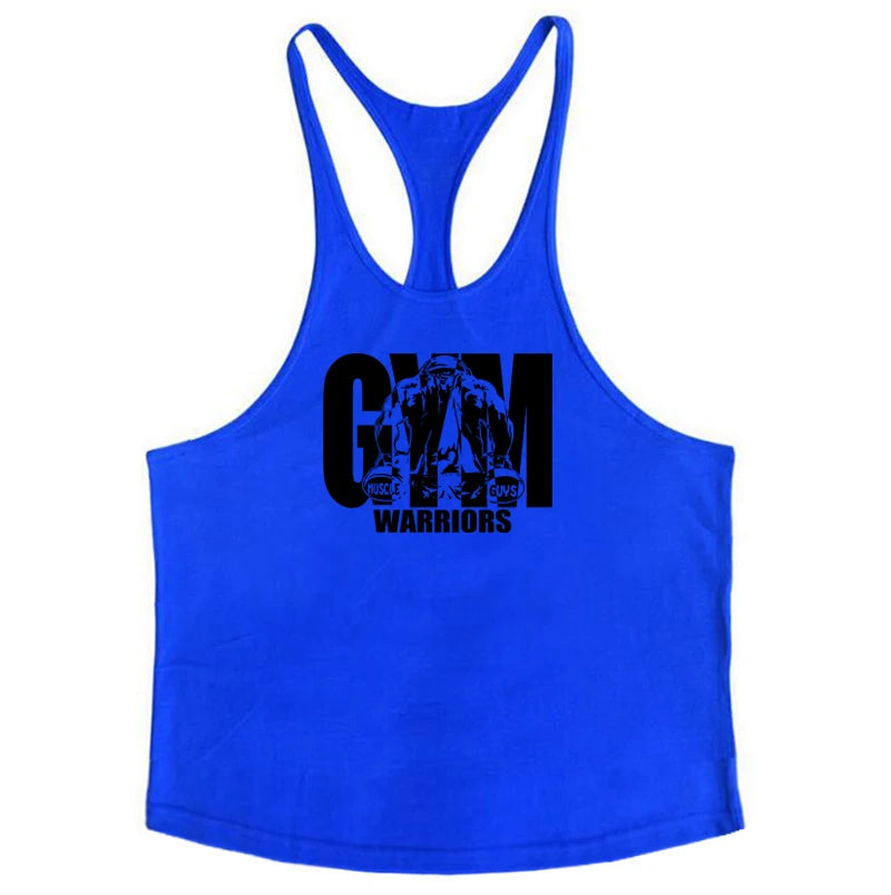 Men's Gym Y-Back Tank Top – Sleeveless Bodybuilding Vest