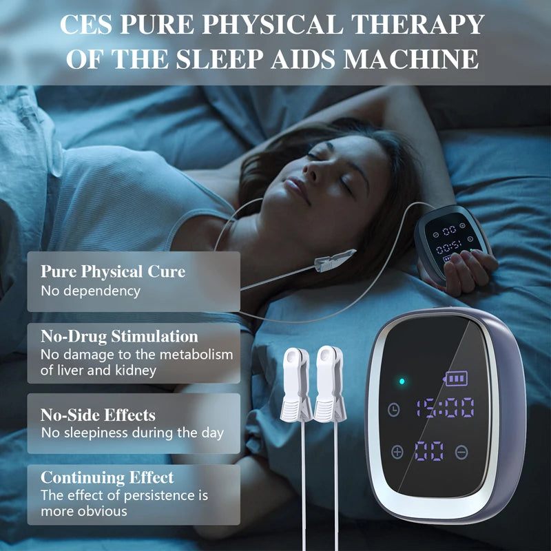 KTS Sleep Aid Device CES Stimulation Therapy