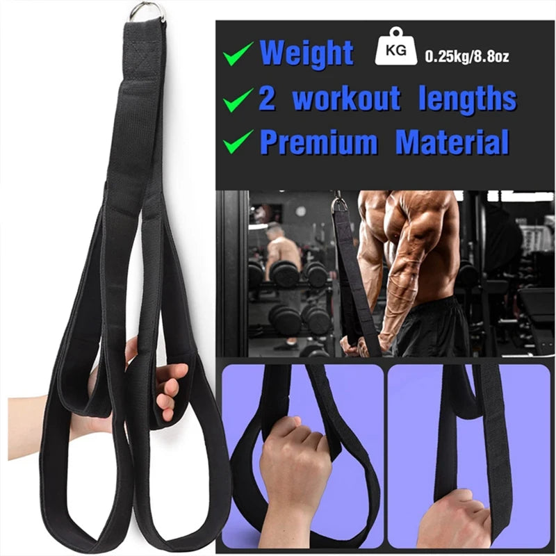 Fitness Tricep Rope Pull Down Attachment