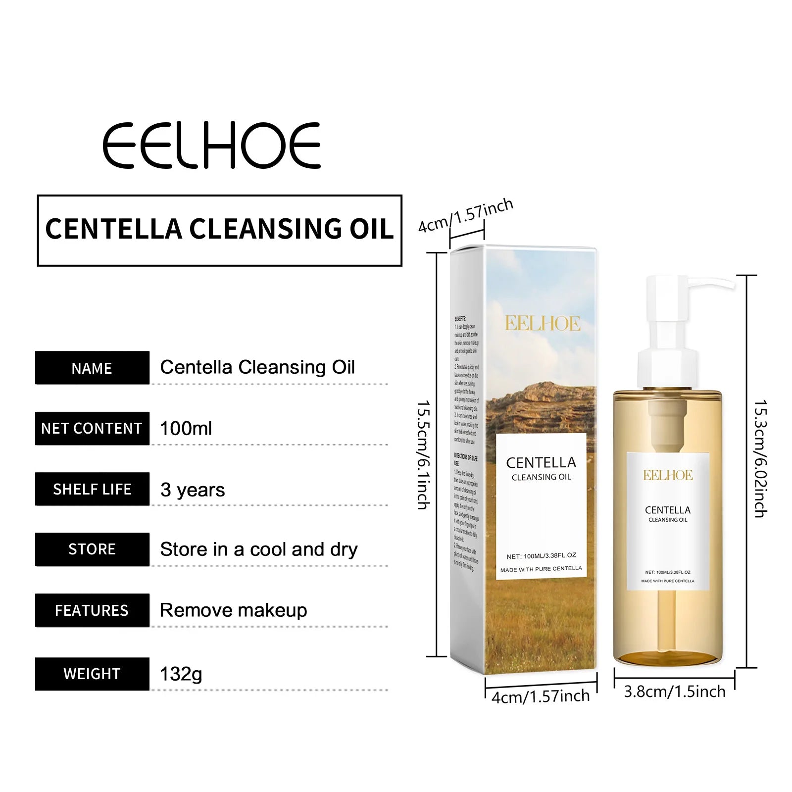 Moisturizing Facial Cleansing Oil - Centella Skin Care