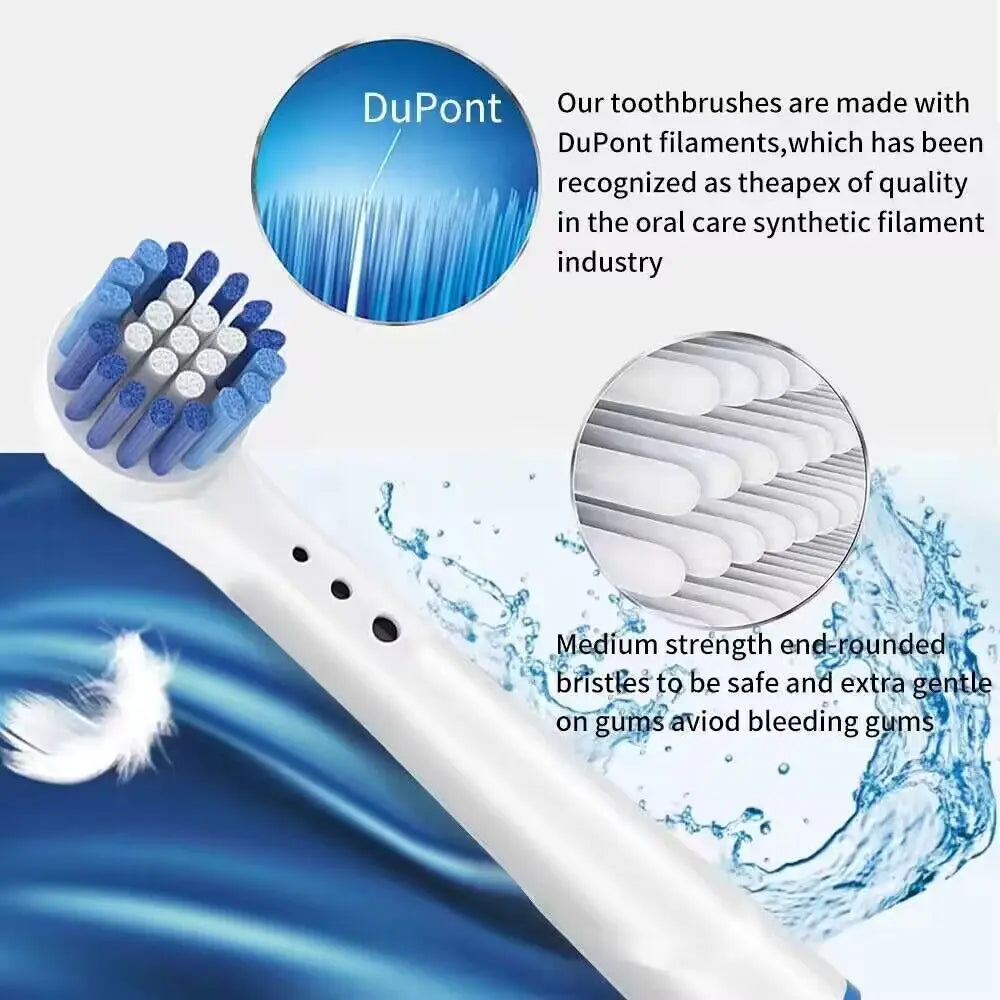 Upgrade Your Oral Care with 16/20PCS Brush Heads for Oral B Electric Toothbrush!