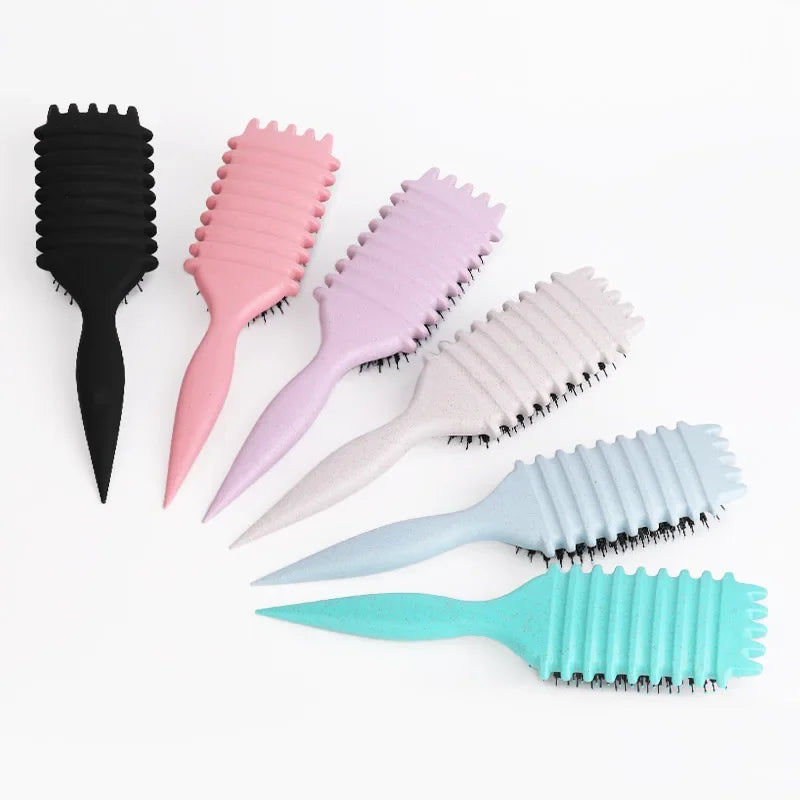 Multi-Functional Hollow Curly Hair Comb – Anti-Static & Scalp Massage