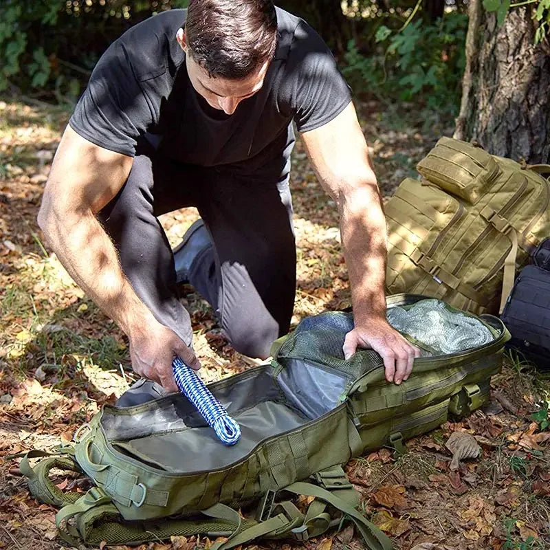 25L/35L/50L Tactical Backpack – Waterproof Outdoor Rucksack for Men