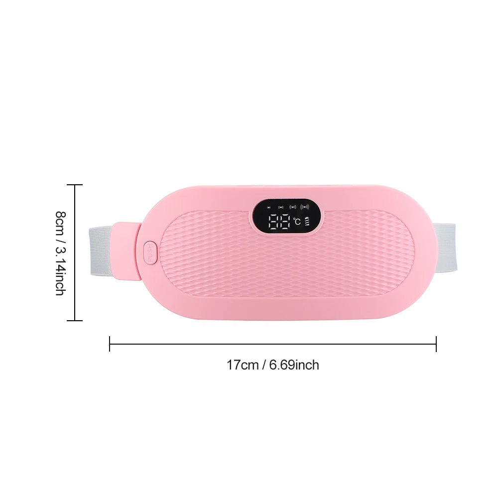 Electric Heating Pad & Vibrating Menstrual Cramp Massager