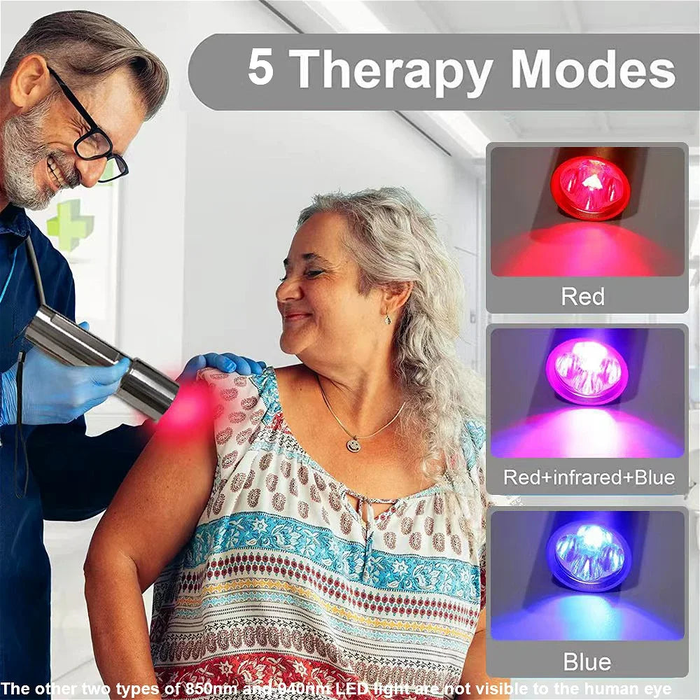 Handheld LED Therapy Device for Pain Relief & Healing