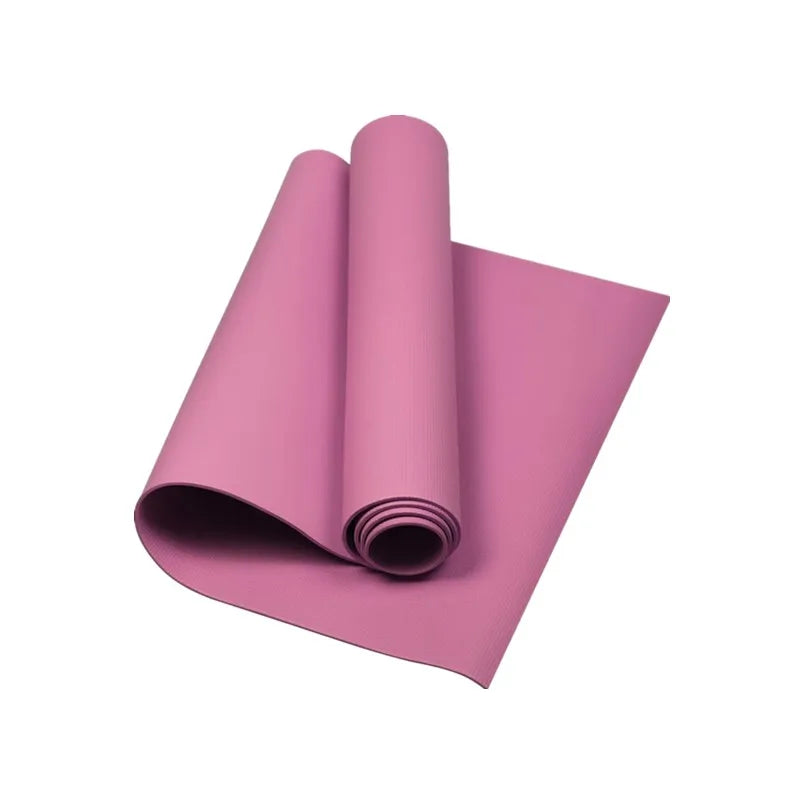 4MM Thick EVA Yoga Mat – Anti-Slip & Cushioned for Fitness