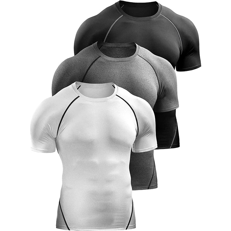Men's 2024 Quick-Dry Compression Sports T-Shirt
